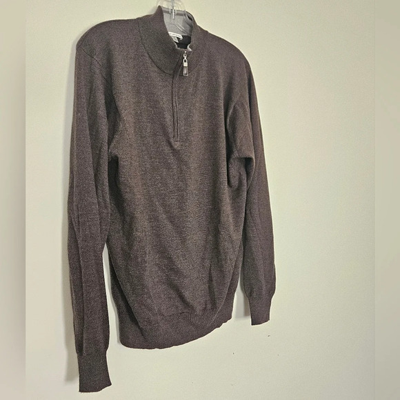 Peter Millar Merino Wool/ Silk Blend Quarter zip EUC - Picture 2 of 7
